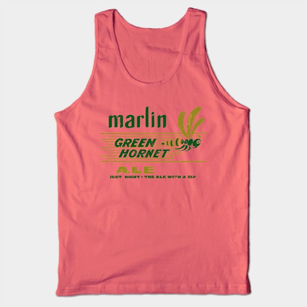 Green Hornet Ale Tank Top by retrorockit